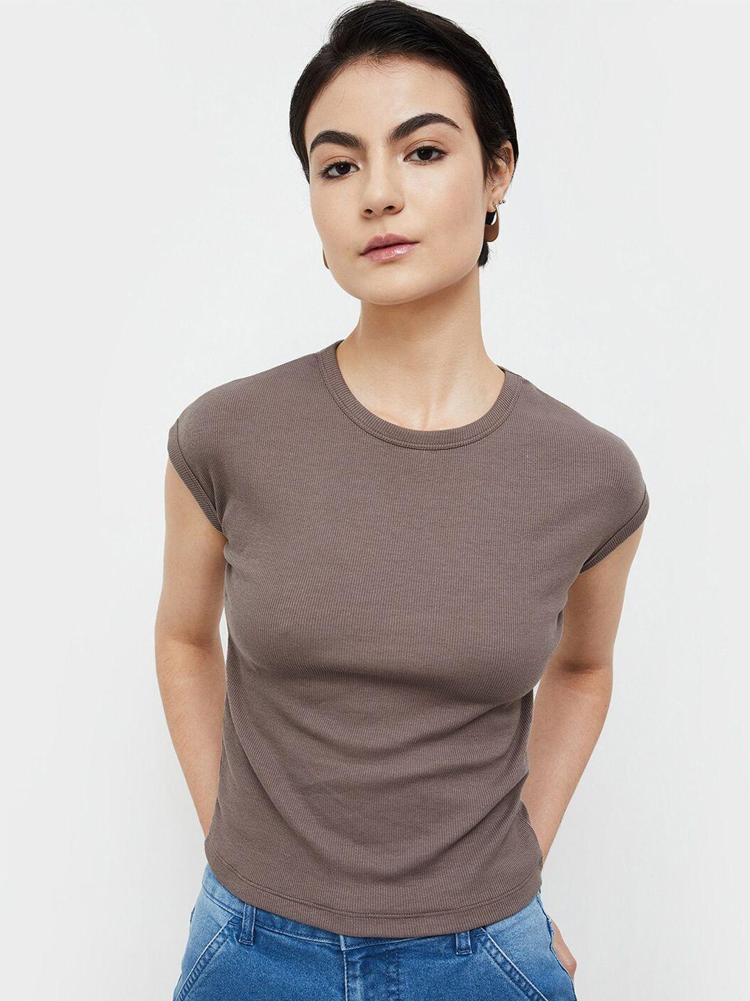 ginger by lifestyle extended sleeves cotton top