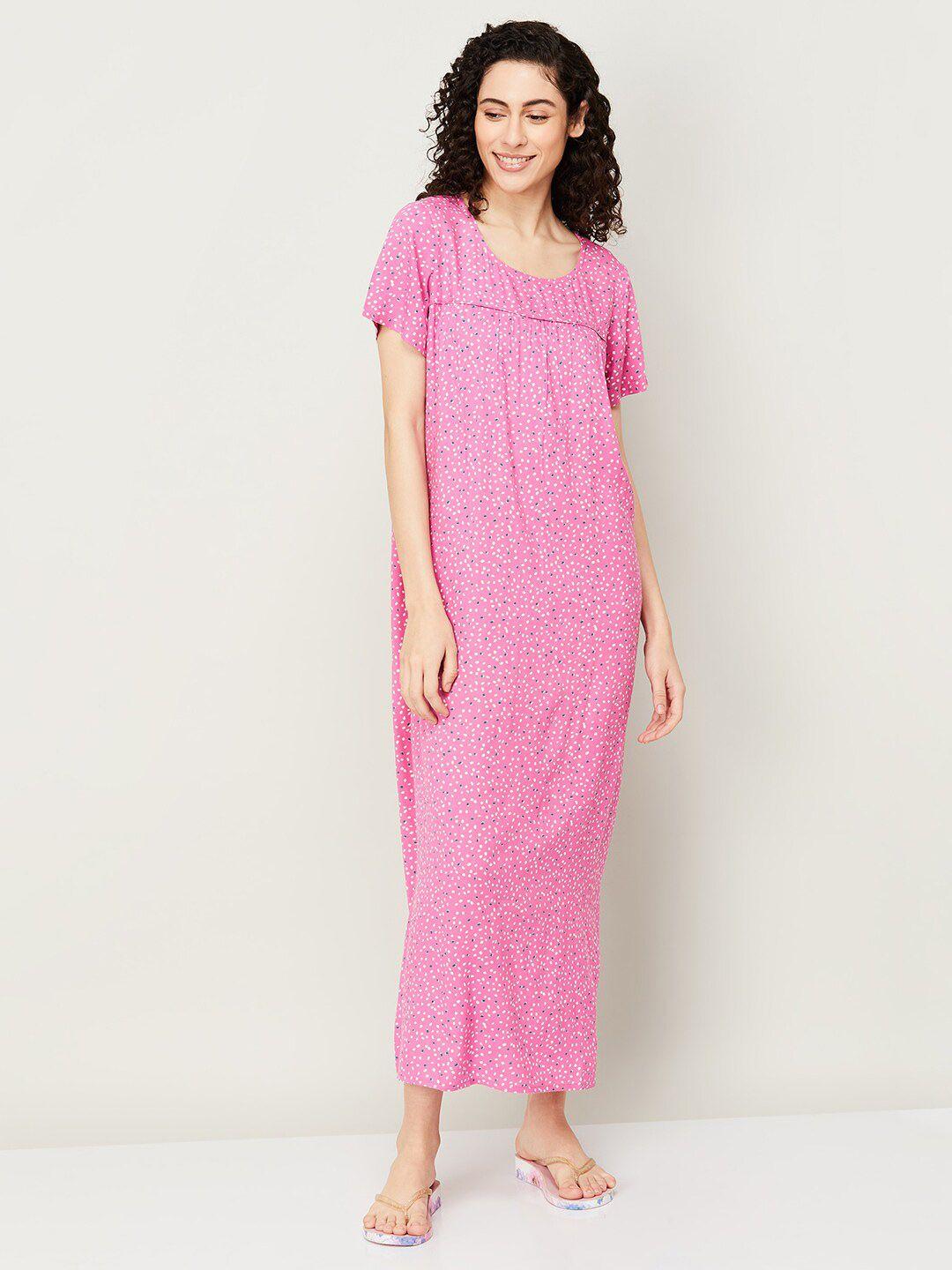 ginger by lifestyle floral printed nightdress