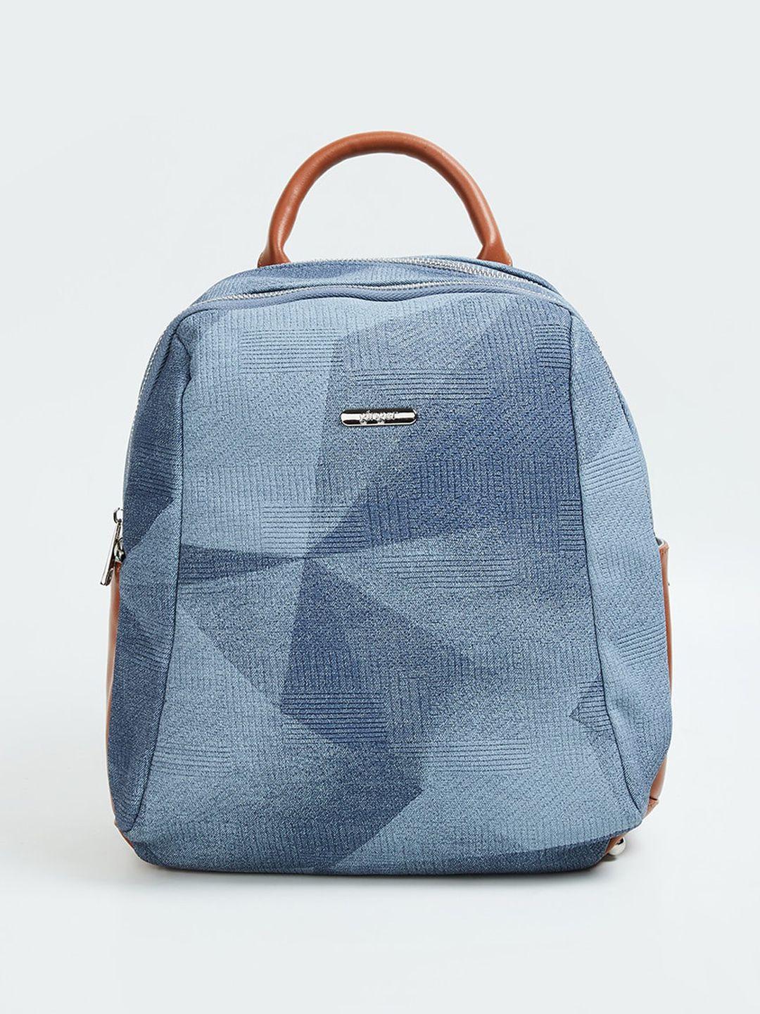 ginger by lifestyle geometric printed backpacks