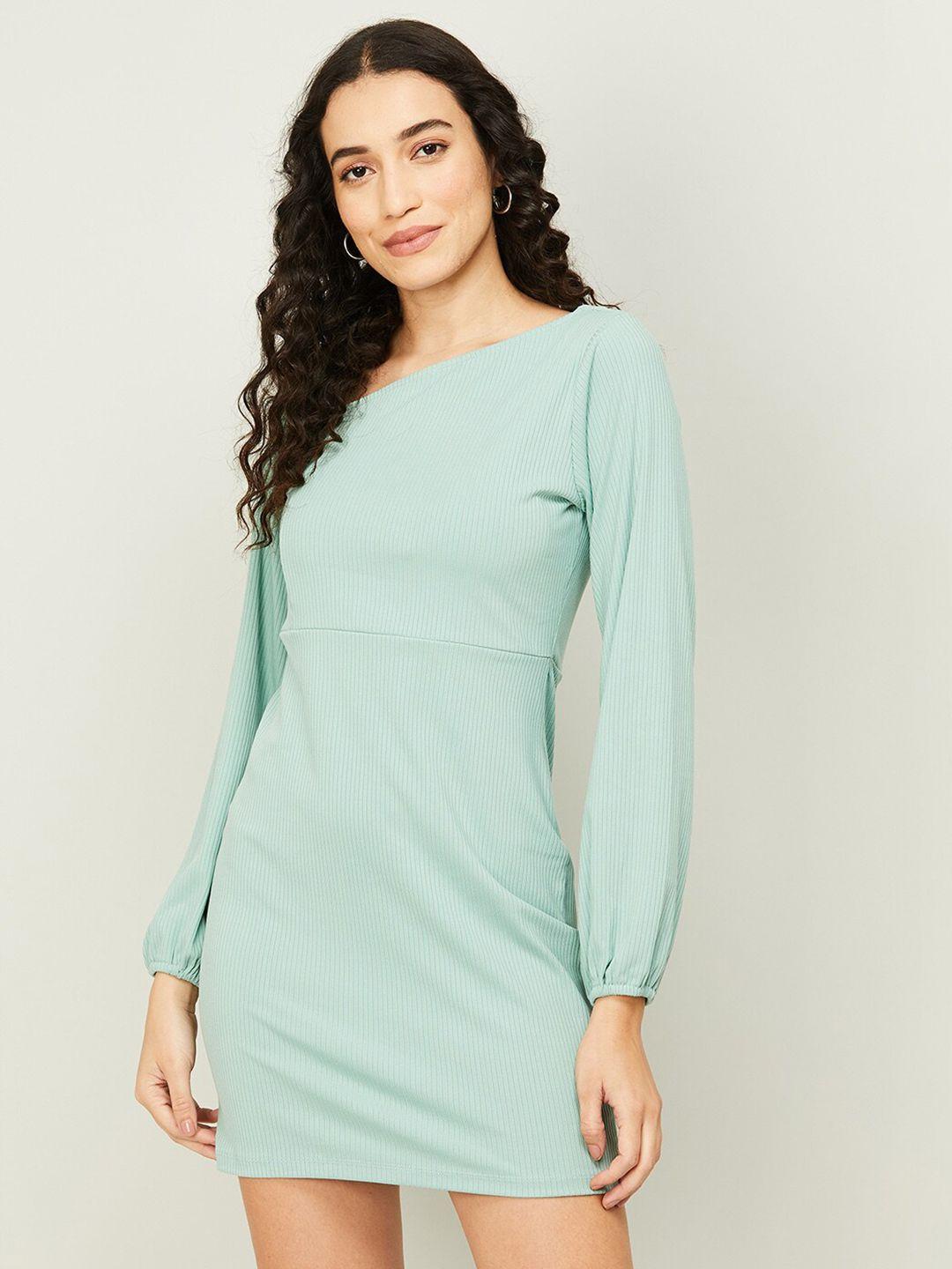 ginger by lifestyle green sheath dress