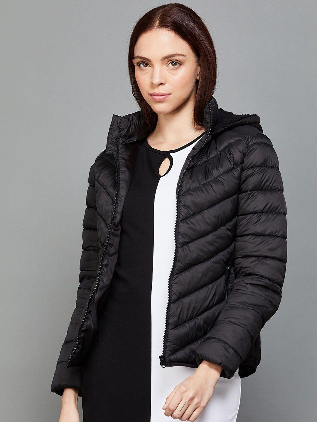 ginger by lifestyle hooded puffer jacket