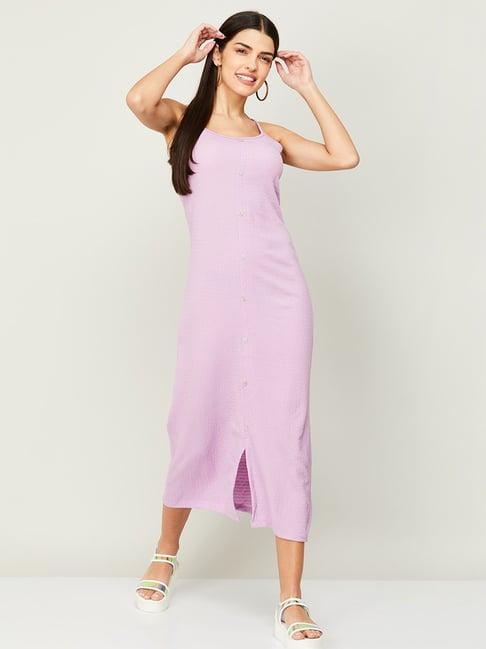ginger by lifestyle lilac a-line dress