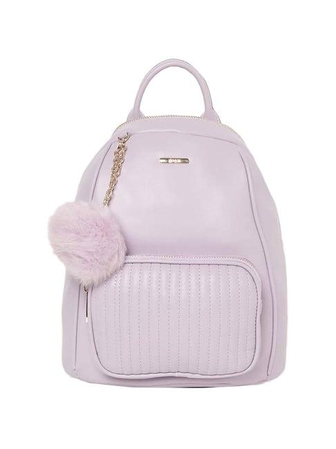 ginger by lifestyle purple synthetic medium backpack