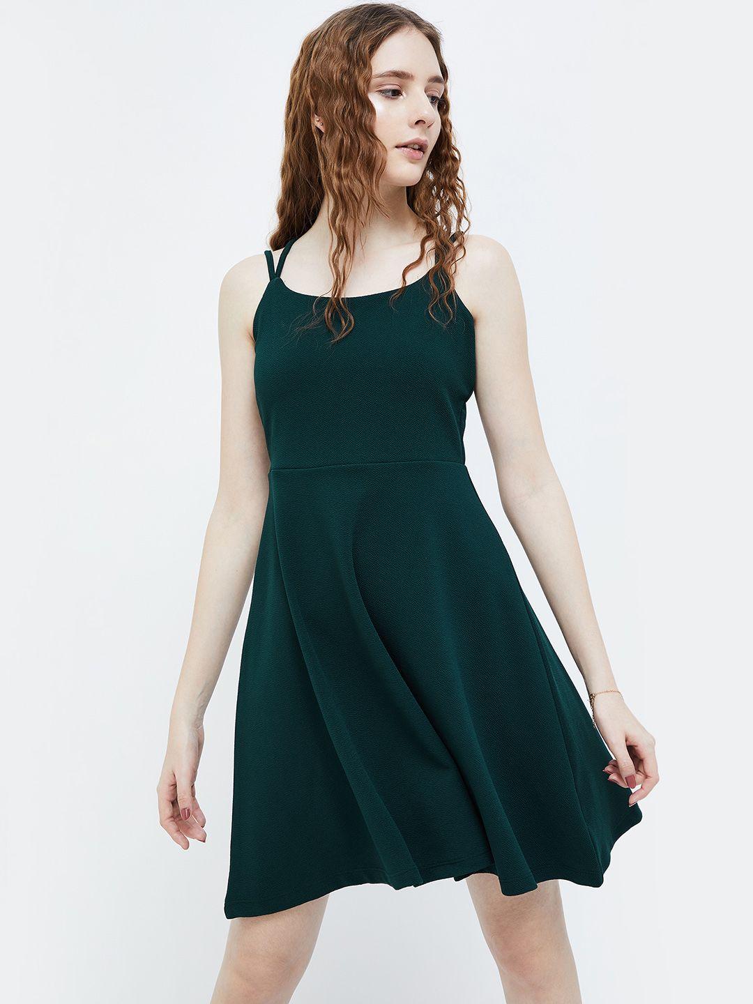 ginger by lifestyle sleeveless fit & flare dress