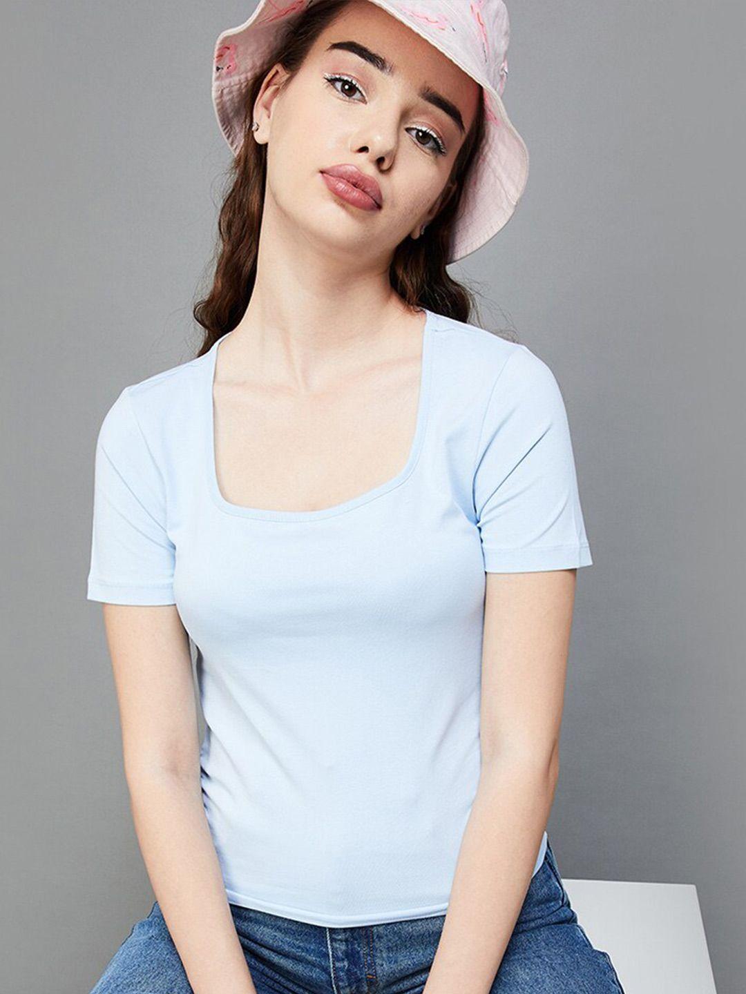 ginger by lifestyle square neck cotton top