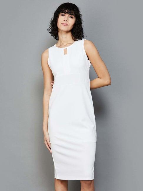 ginger by lifestyle white shift dress