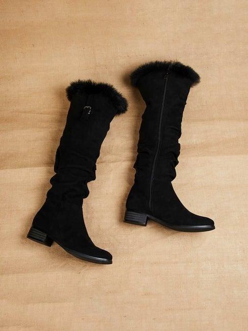 ginger by lifestyle women's black snow boots