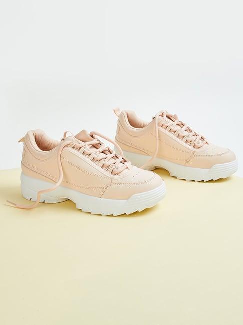 ginger by lifestyle women's peach running shoes