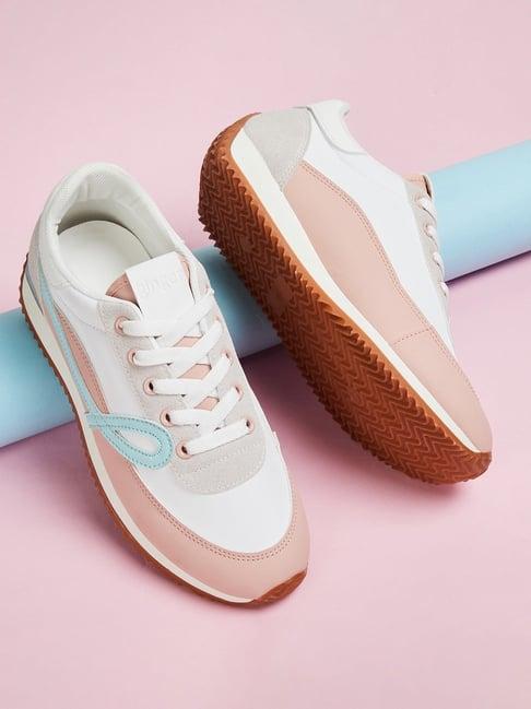 ginger by lifestyle women's pink sneakers