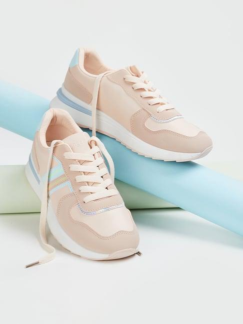 ginger by lifestyle women's pink sneakers