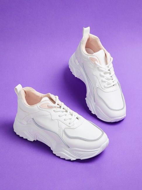ginger by lifestyle women's white running shoes