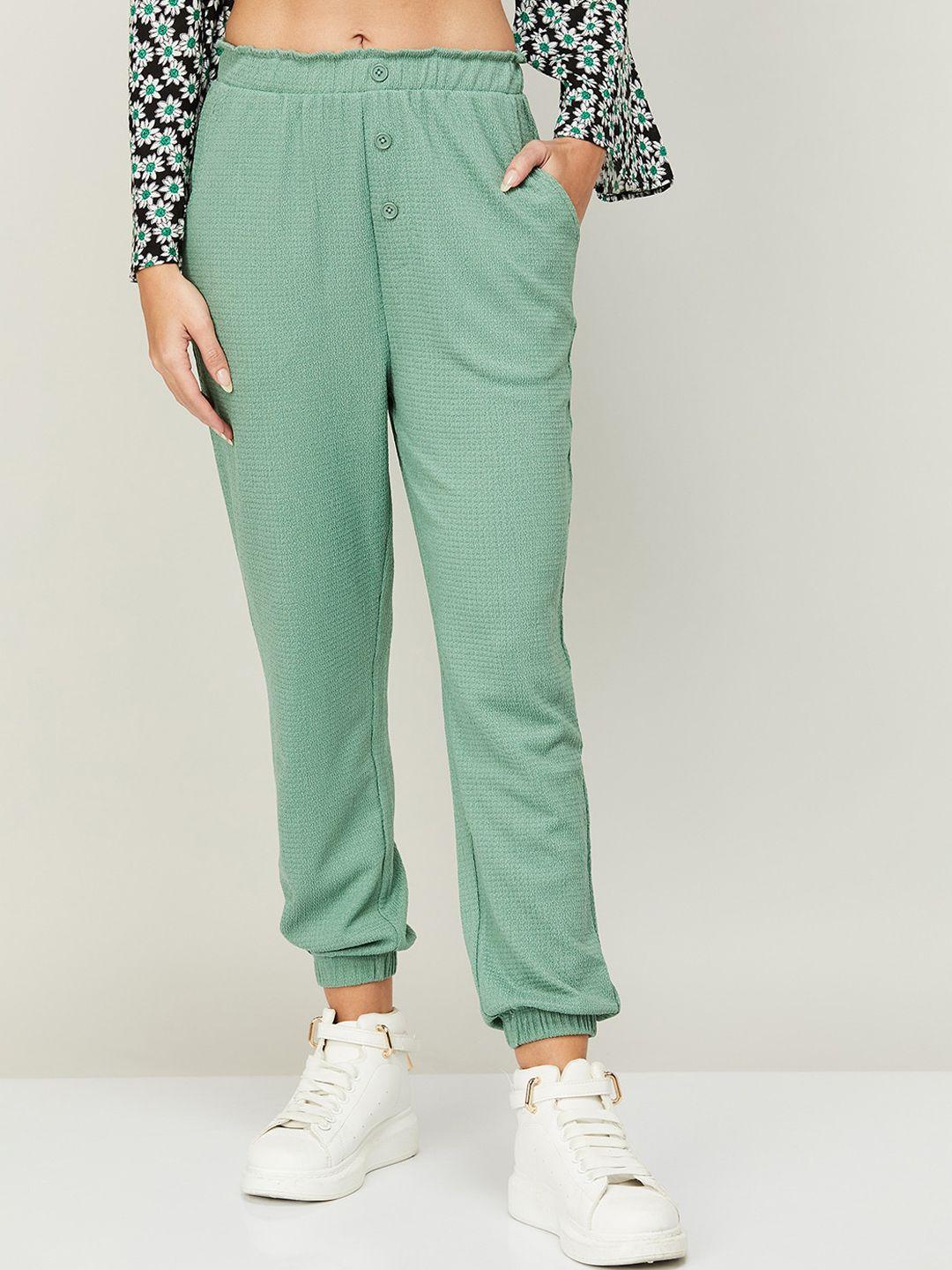 ginger by lifestyle women high-rise joggers trousers
