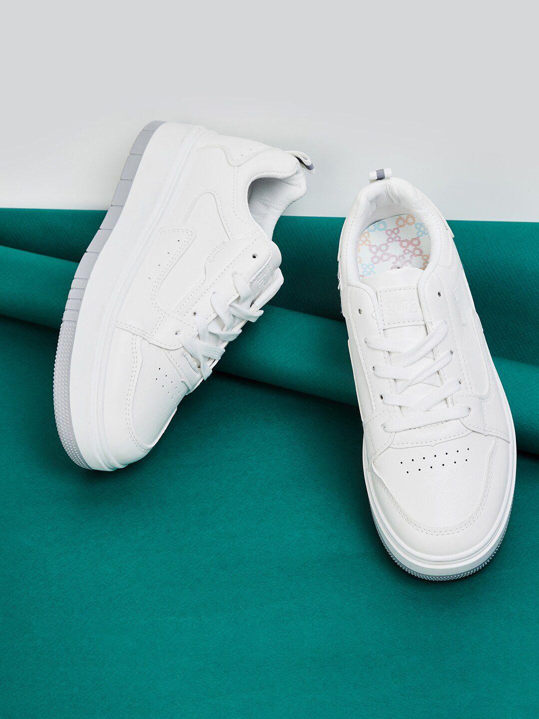 ginger by lifestyle women perforations sneakers
