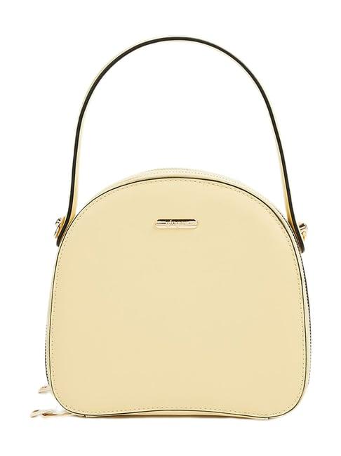 ginger by lifestyle yellow handbag