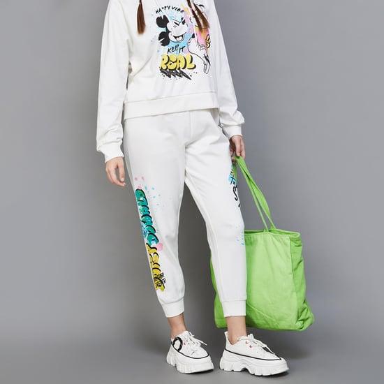 ginger women daisy duck printed joggers