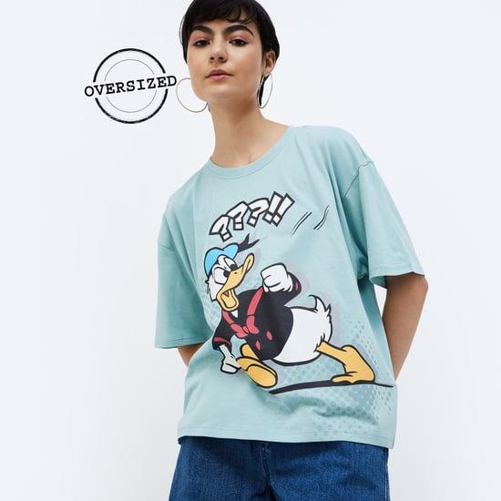 ginger women donald duck oversized t-shirt