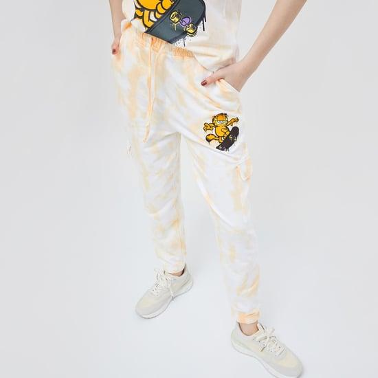 ginger women garfield print joggers