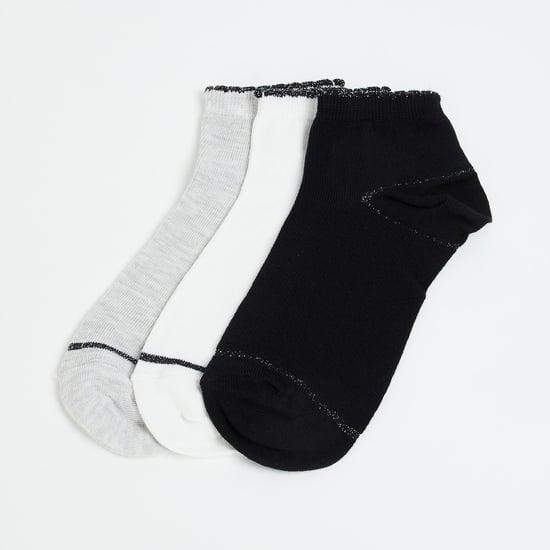 ginger women knit ankle length socks - pack of 3