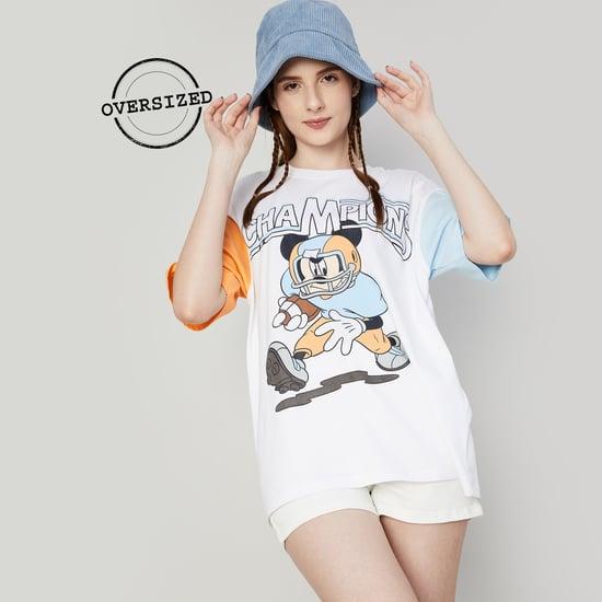 ginger women mickey mouse print t-shirt