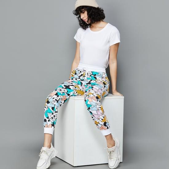 ginger women mickey printed joggers