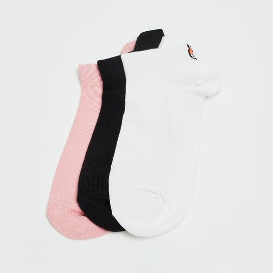 ginger women printed ankle-length socks - pack of 3