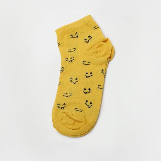 ginger women printed ankle length socks