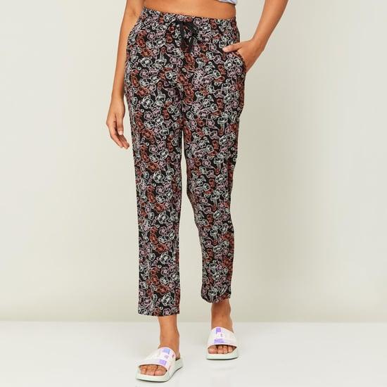 ginger women printed elasticated pyjamas