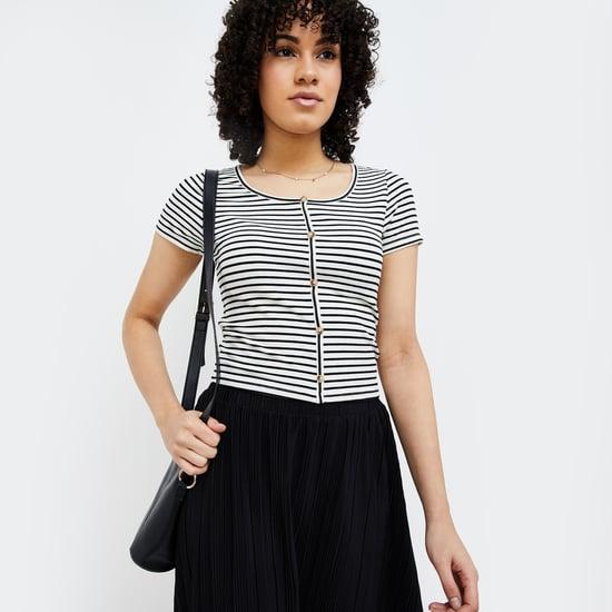 ginger women striped casual top