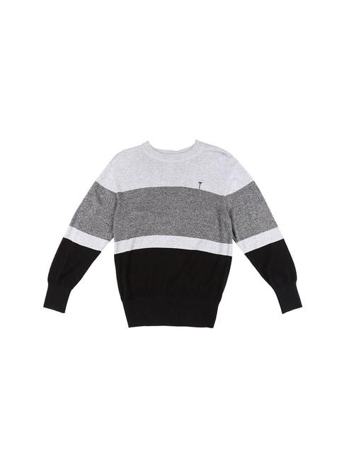 gini & jony kids grey textured sweater