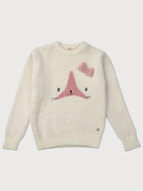 gini-&-jony-kids-white-&-pink-cotton-applique-full-sleeves-sweater