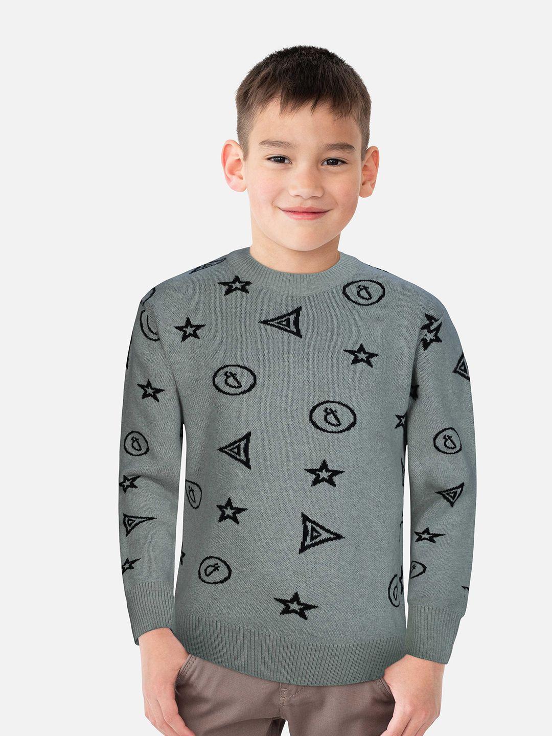 gini and jony boys printed pullover