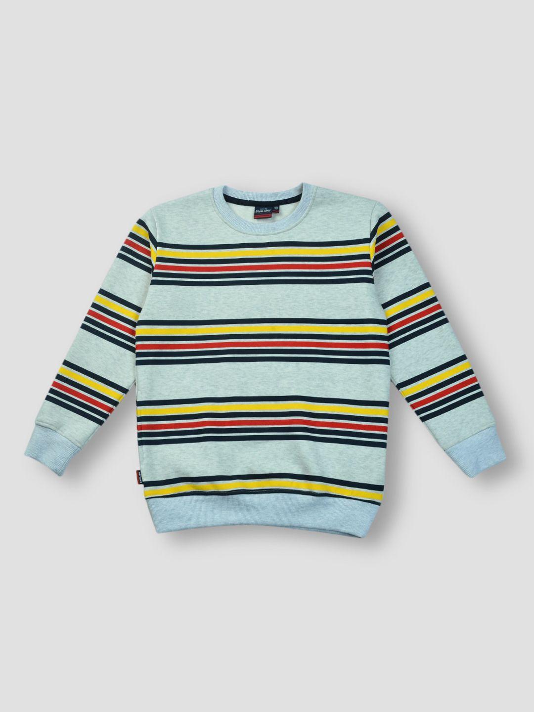 gini and jony infants boys striped fleece sweatshirt