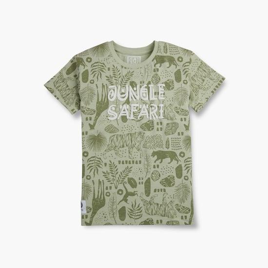 gini & jony boys graphic printed t-shirt