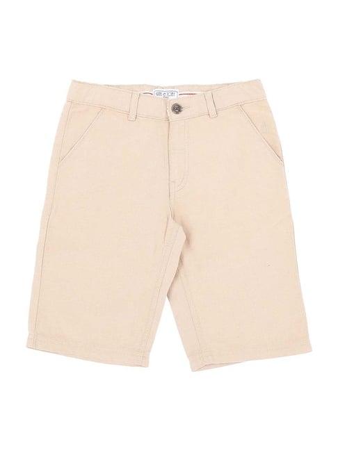 gini & jony kids beige classic bermudas