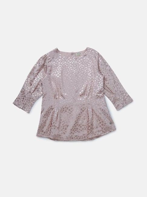 gini & jony kids green printed top