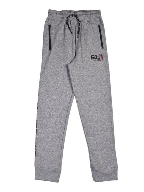 gini & jony kids grey solid joggers