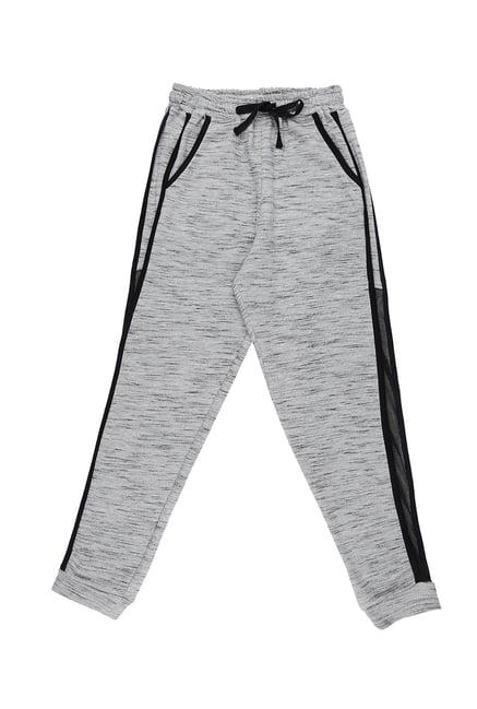 gini & jony kids grey textured joggers