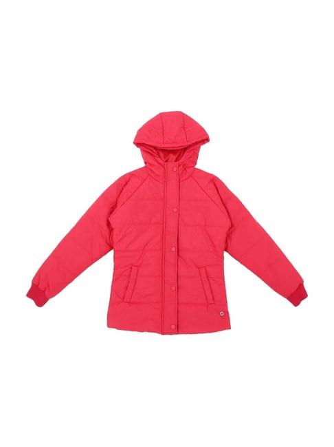 gini & jony kids red hooded jacket