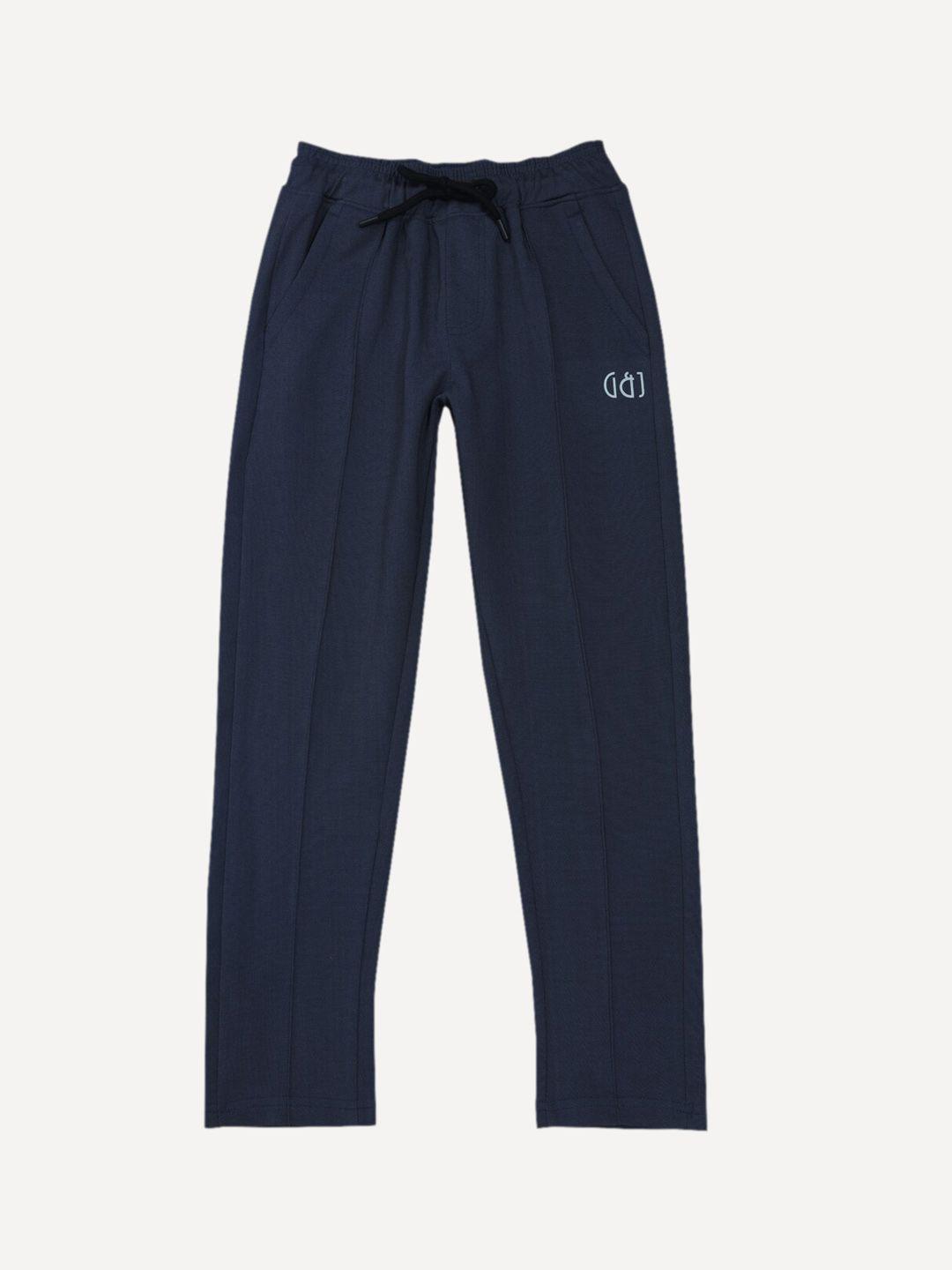 gini and jony boys brand logo cotton track pant