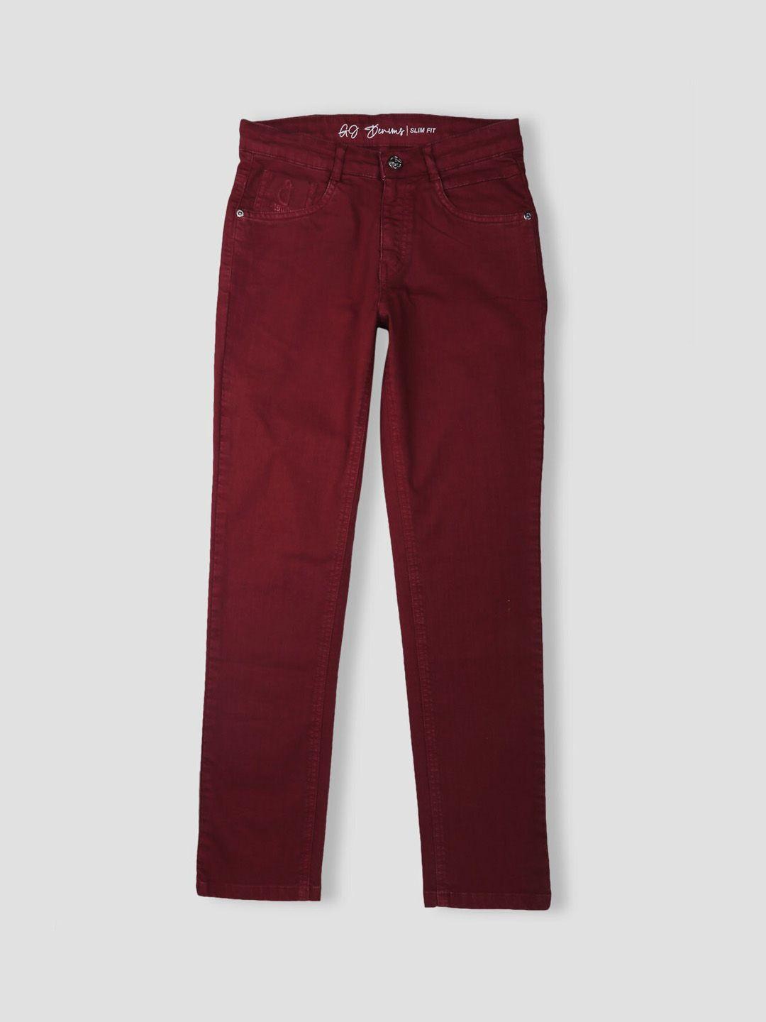 gini and jony boys cotton regular fit mid-rise jeans