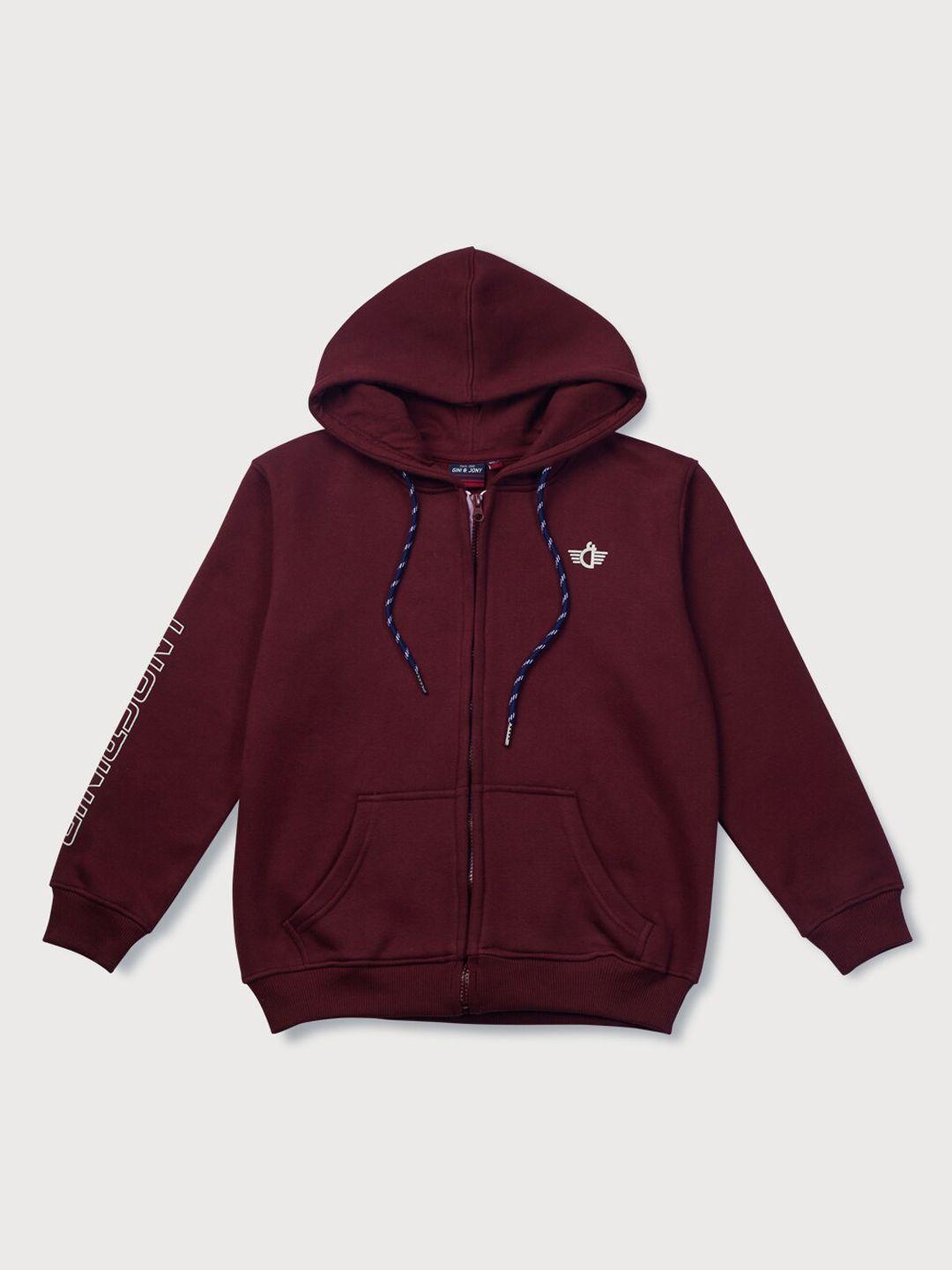 gini and jony boys fleece bomber jacket