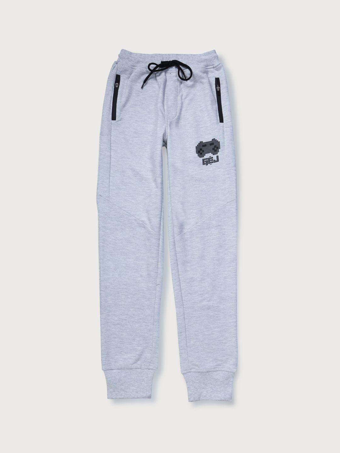 gini and jony boys graphic printed cotton joggers