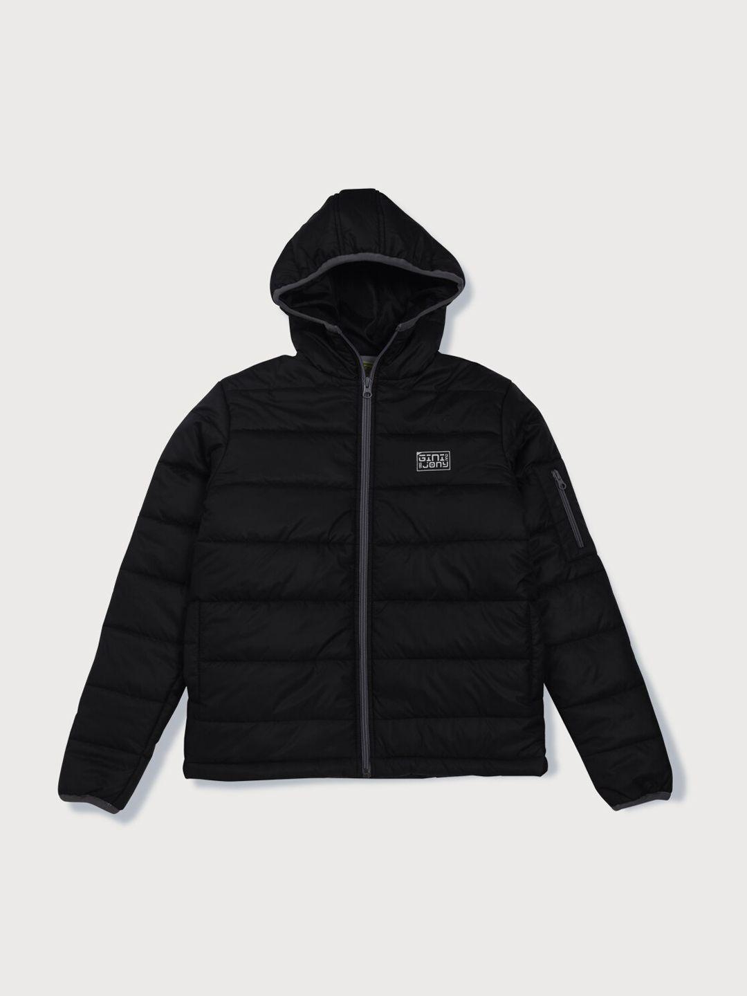 gini and jony boys hooded puffer jacket