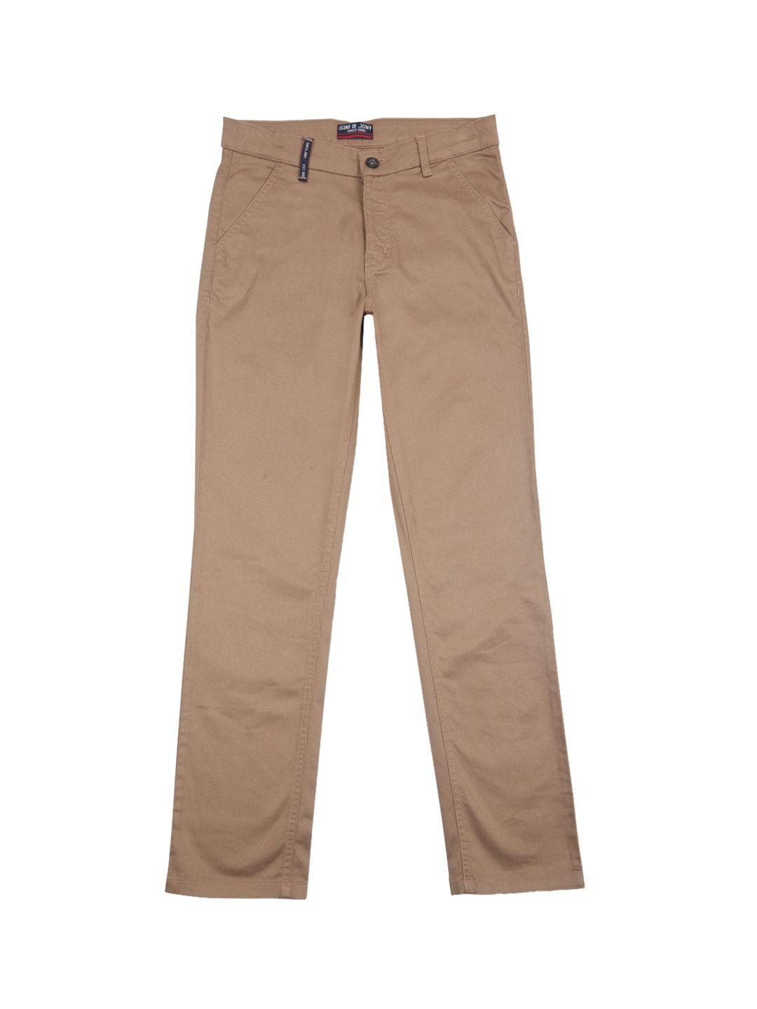 gini and jony boys khaki trousers