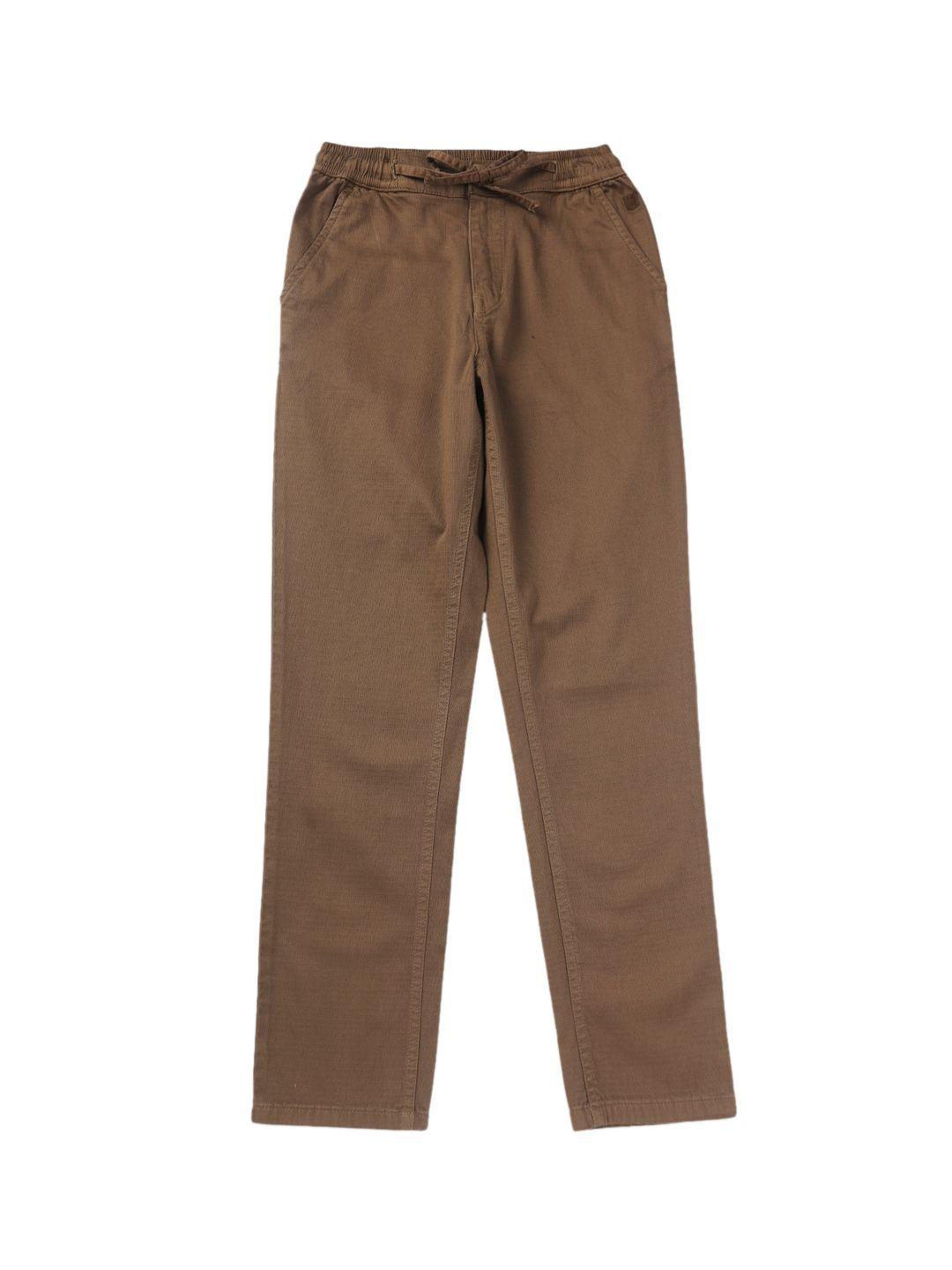 gini and jony boys mid rise cotton chinos trousers