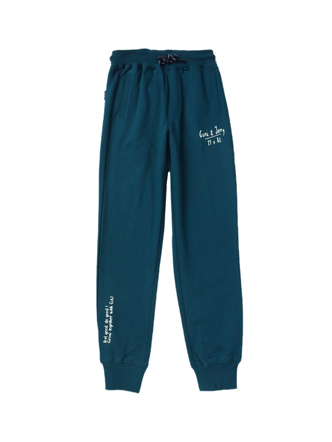 gini and jony boys mid-rise cotton joggers