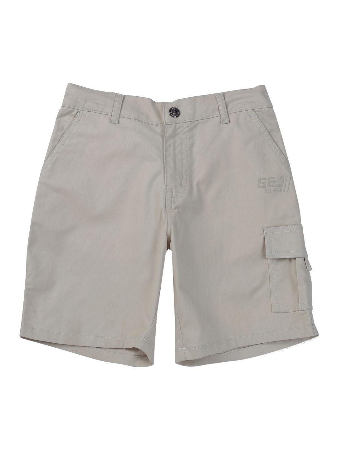 gini and jony boys mid-rise cotton regular fit shorts