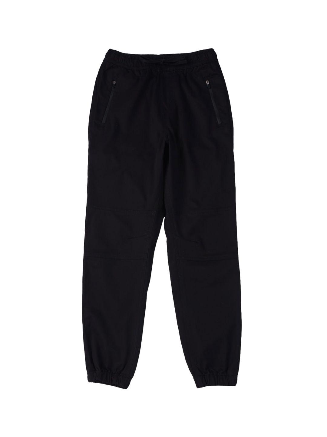 gini and jony boys mid-rise regular fit cotton joggers