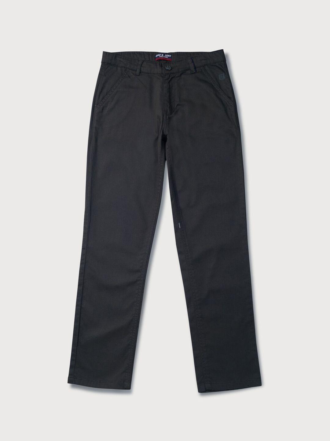 gini and jony boys mid-rise trousers