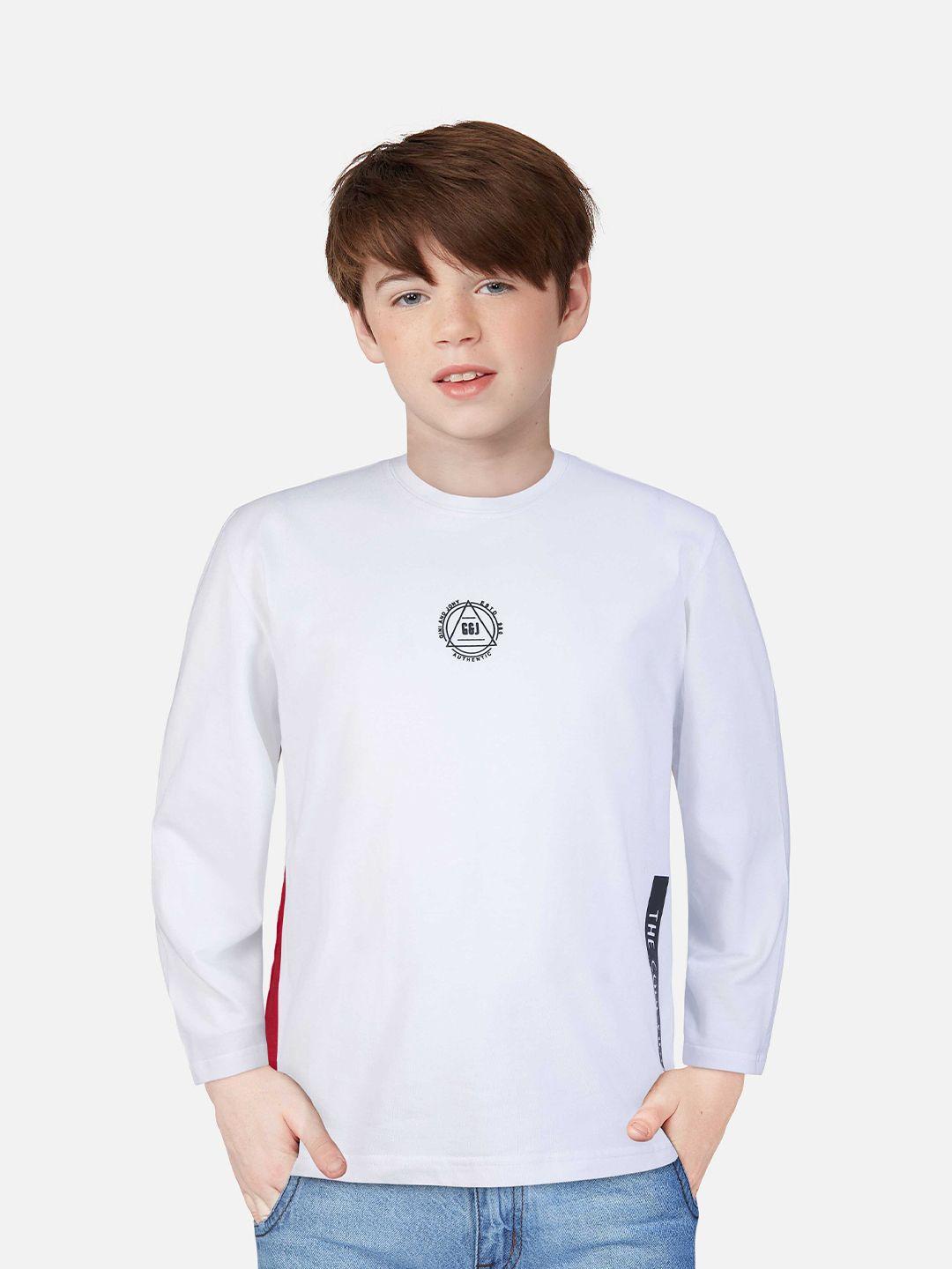 gini and jony boys round neck cotton t-shirt